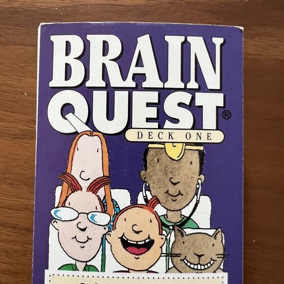 Brain Quest Learn Q & A Grade 6 Ages 11-12 Quiz Deck 2 Pack Vintage 1st Ed 1992 - Picture 7 of 15
